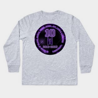 10 Years with BTS Kids Long Sleeve T-Shirt